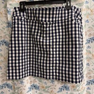 Charter Club gingham skort